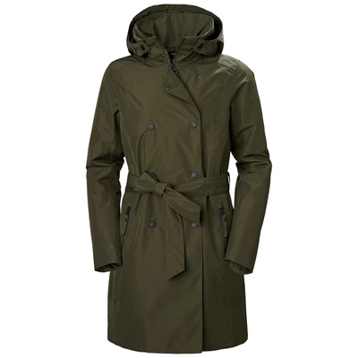 Dámské Bundy Do Deště Helly Hansen W Welsey Ii Trench Insulated Šedé | QAEJO-5136