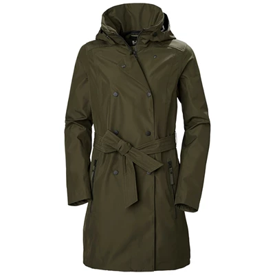 Dámské Bundy Do Deště Helly Hansen W Welsey Ii Trench Šedé | TDBJL-3567