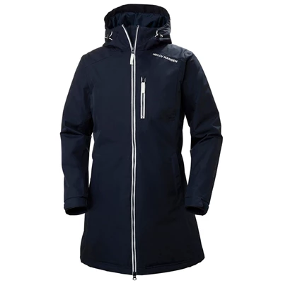 Dámské Bundy Parka Helly Hansen W Long Belfast Zimní Tmavě Blankyt | LTXMA-6827