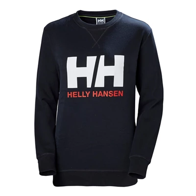 Dámské Košile Helly Hansen W Hh Logo Crew Sweat Tmavě Blankyt | CMFIR-5786