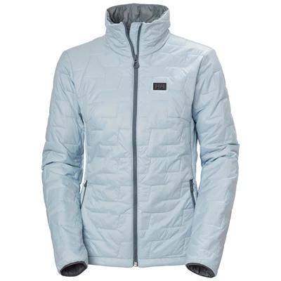 Dámské Lyžařské Bundy Helly Hansen W Lifaloft Šedé / Blankyt | LNPOE-2058