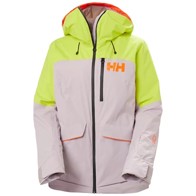 Dámské Lyžařské Bundy Helly Hansen W Powchaser Lifaloft Insulated Šedé | KAGYW-1638