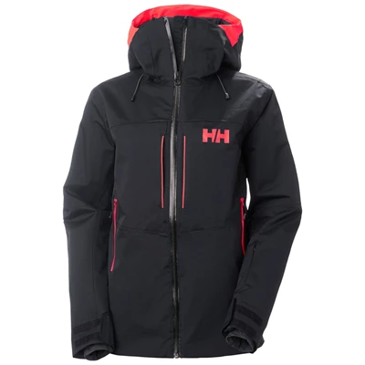 Dámské Lyžařské Bundy Helly Hansen W Powder Černé | PZNDT-1825