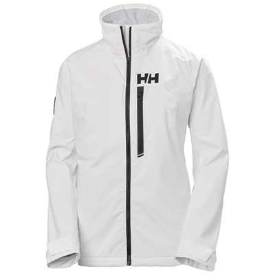 Dámské Plachetní Bundy Helly Hansen W Hp Závodní Lifaloft Insulated Bílé | UYNPB-0527