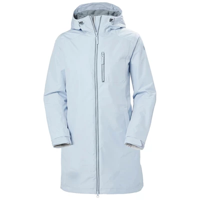 Dámské Pláště Do Deště Helly Hansen W Long Belfast Zimní Šedé / Blankyt | AVHEC-4361