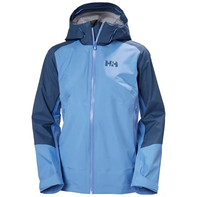 Dámské Skořápkové Bundy Helly Hansen W Verglas 3l Blankyt | IERNT-6952