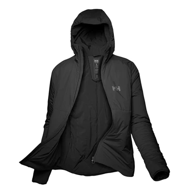 Dámské Turistické Bundy Helly Hansen W Odin Stretch S Kapucí Černé | BUFSC-9853