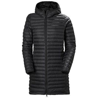 Dámské Turistické Bundy Helly Hansen W Sirdal Long Černé | DZTLF-9026