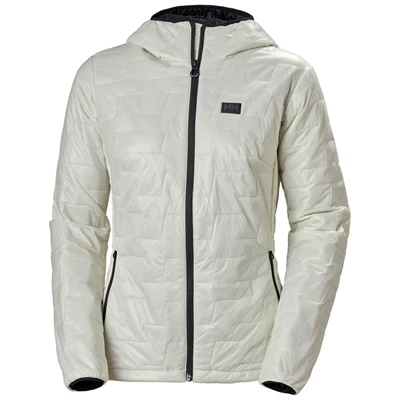 Dámské Zateplené Bundy Helly Hansen W Lifaloft S Kapucí Bílé | OHNSG-9306