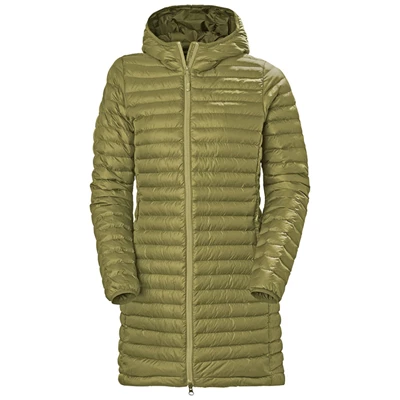 Dámské Zateplené Bundy Helly Hansen W Sirdal Long Olivy Zelené | CERIN-8064