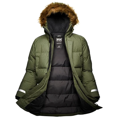 Pánské Bundy Parka Helly Hansen Barents Šedé / Zelene | EYVBH-8072