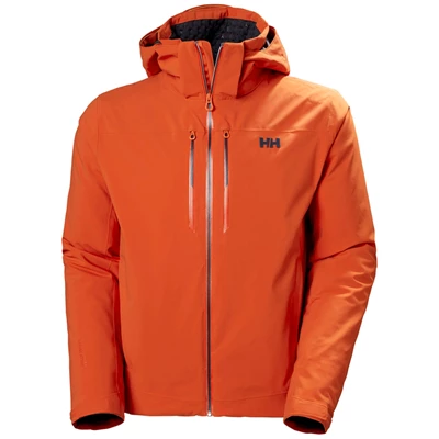 Pánské Lyžařské Bundy Helly Hansen Alpha Lifaloft Insulated Červené / Oranžové | BFROA-8397