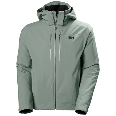 Pánské Lyžařské Bundy Helly Hansen Alpha Lifaloft Insulated Šedé | JKRBL-7164