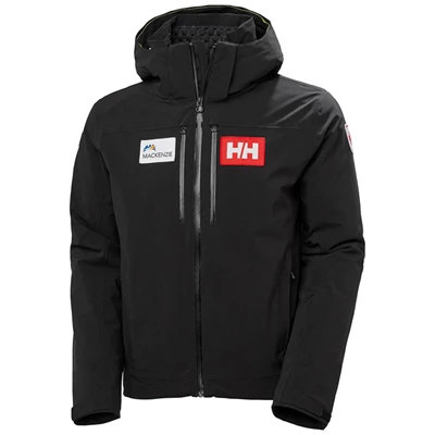 Pánské Lyžařské Bundy Helly Hansen Alpha Lifaloft Insulated Černé | MJKTN-8934