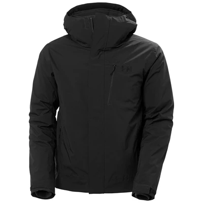 Pánské Lyžařské Bundy Helly Hansen Bonanza Mono Materiál Černé | OMVNW-3954