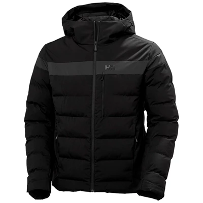 Pánské Lyžařské Bundy Helly Hansen Bossanova Puffy Černé | USYAK-4856