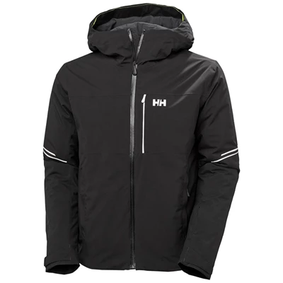 Pánské Lyžařské Bundy Helly Hansen Carv Lifaloft Insulated Černé | AMQUC-0634