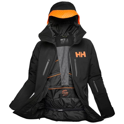 Pánské Lyžařské Bundy Helly Hansen Garibaldi Infinity Černé | YCDUW-4635