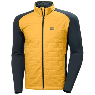 Pánské Lyžařské Bundy Helly Hansen Lifaloft Hybrid Hnědé / Oranžové | HPKDO-0384