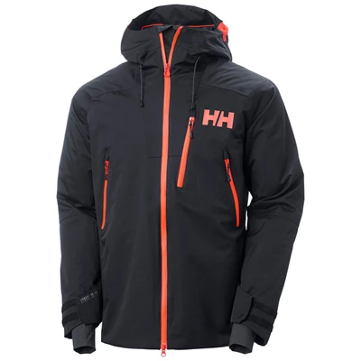 Pánské Lyžařské Bundy Helly Hansen Powder Černé | IQAGE-0462