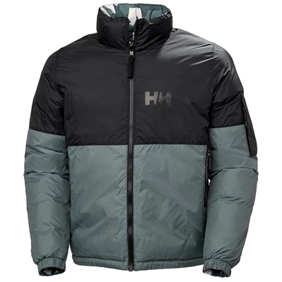 Pánské Neformální Bundy Helly Hansen Active Reversible Aop Šedé | DNQGX-9761