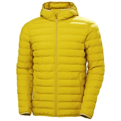 Pánské Neformální Bundy Helly Hansen Mono Materiál S Kapucí Hnědé / Žluté | SRLWK-8420