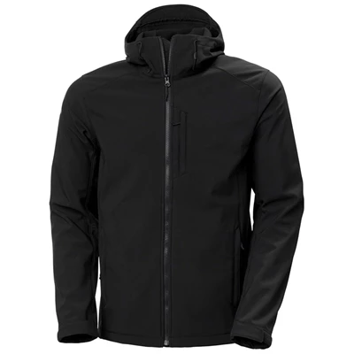 Pánské Neformální Bundy Helly Hansen Paramount S Kapucí Soft Černé | VJLST-0689