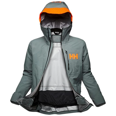 Pánské Skořápkové Bundy Helly Hansen Ridge Infinity Šedé | FGSDK-7924