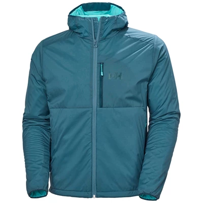 Pánské Turistické Bundy Helly Hansen Odin Stretch S Kapucí Light Tyrkysové | NXWOH-6570