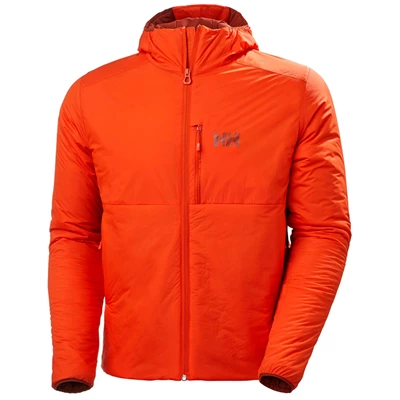 Pánské Turistické Bundy Helly Hansen Odin Stretch S Kapucí Červené / Oranžové | RJHVT-4069