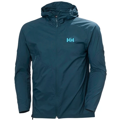 Pánské Turistické Bundy Helly Hansen Rapide Windbreaker Šedé | DUBIF-4081